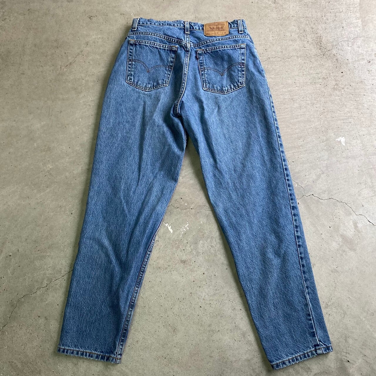 90年代 リーバイス Levi's 551 RELAXED FIT TAPERED LEG テーパードジーンズ デニムパンツ USA製 レディースL(w28) ヴィンテージ /eaa339281