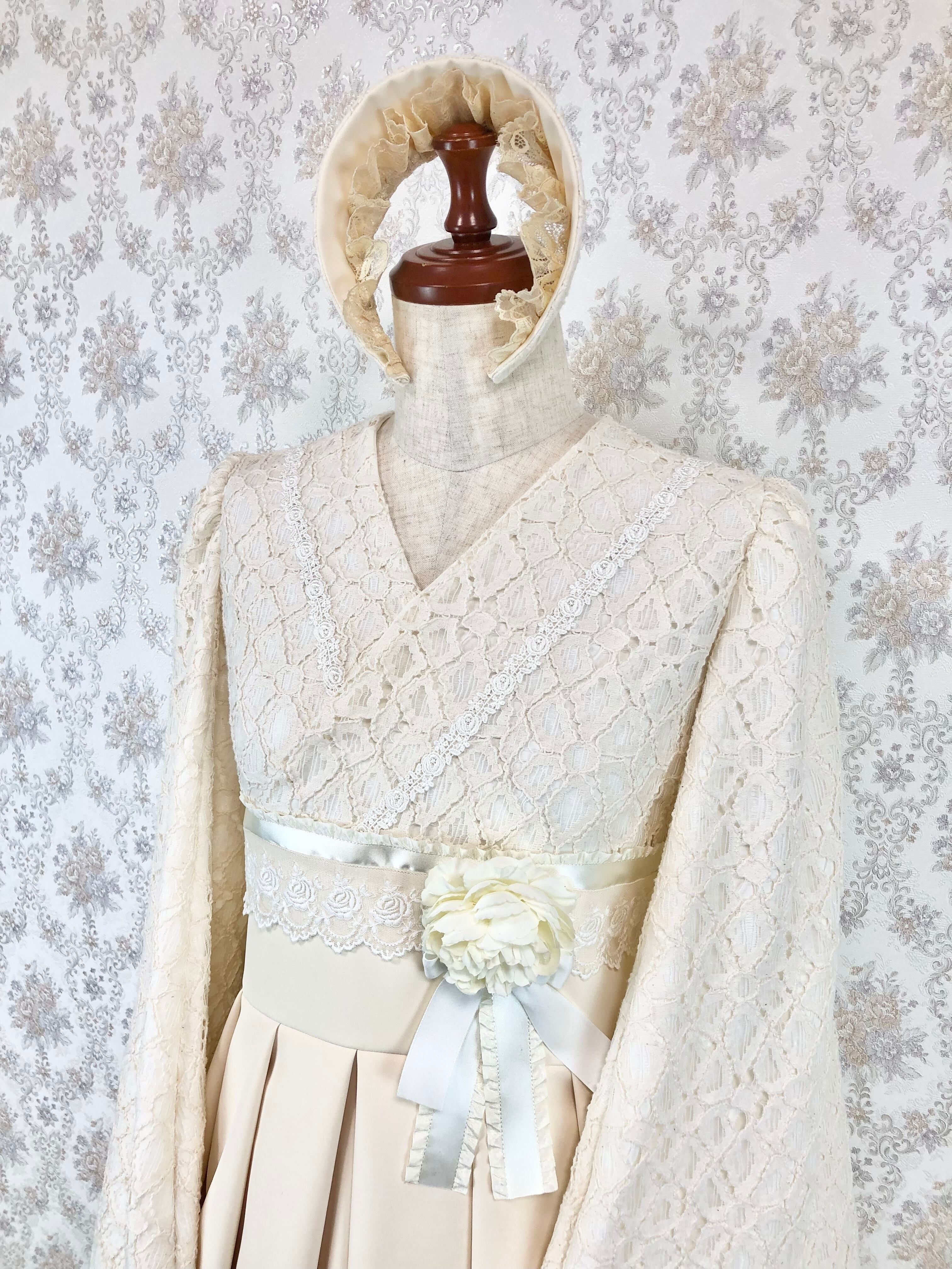 再予約】春霞ワンピース（生成） | HirokoTokumine 