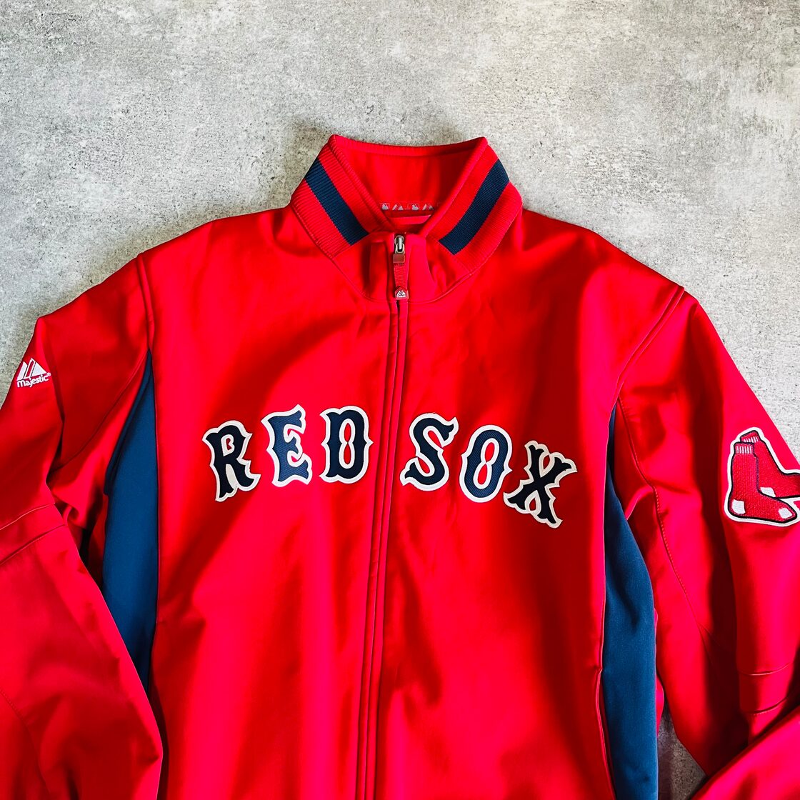 majestic ボストン レッドソックス スタジャン ユニフォーム 新品 mlb 