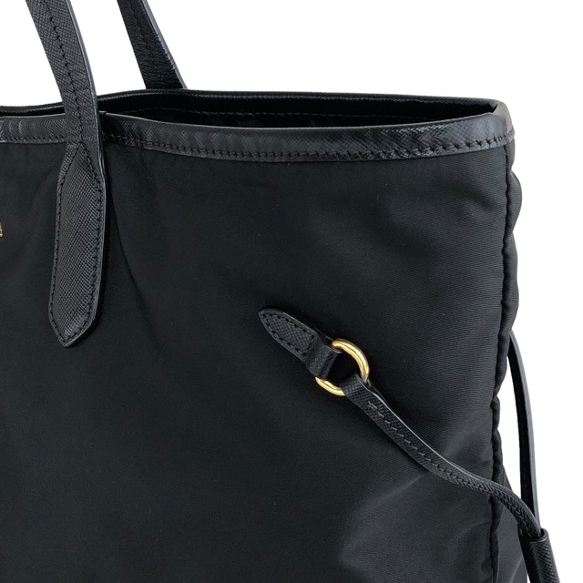 PRADA プラダ トートバッグ ブラック ロゴ ナイロン vintage ヴィンテージ オールド ngpyyd