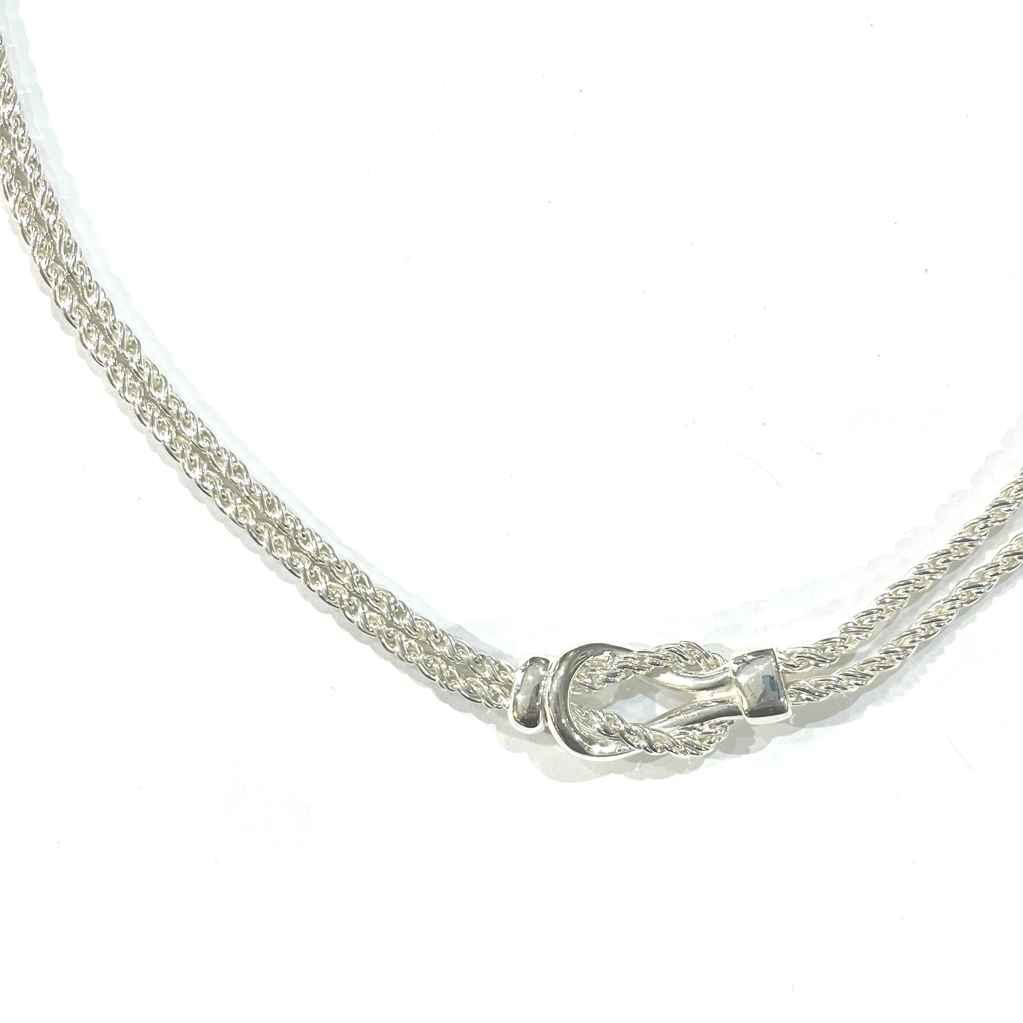 ティファニー　ツイストチェーン (太) ロープ　ネックレス　シルバー　925 TIFFANY&Co.（ティファニー） ツイストロープ チェーン ネックレス T