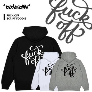 CODENAME 「"F××K OFF" Foodie Black/White/Gray」
