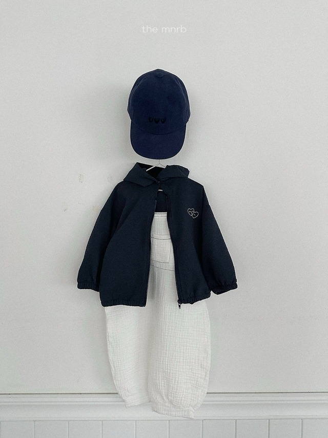 《予約》送料無料 【mini robe】Stitch's overalls