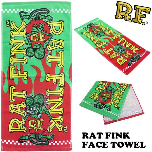 RAT FINK】ラットフィンク フェイスタオル | アメリカン雑貨 プラウド