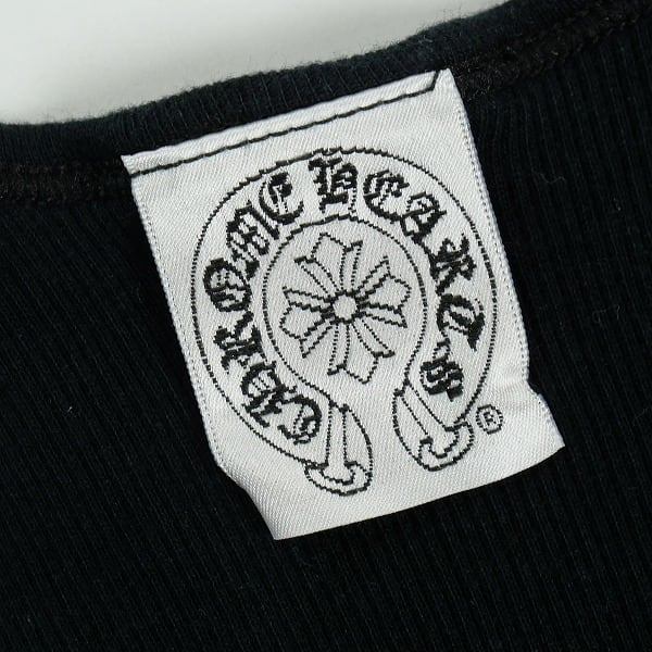 Size【M】 CHROME HEARTS クロム・ハーツ T-BAR CROSS RIB TANK BLACK