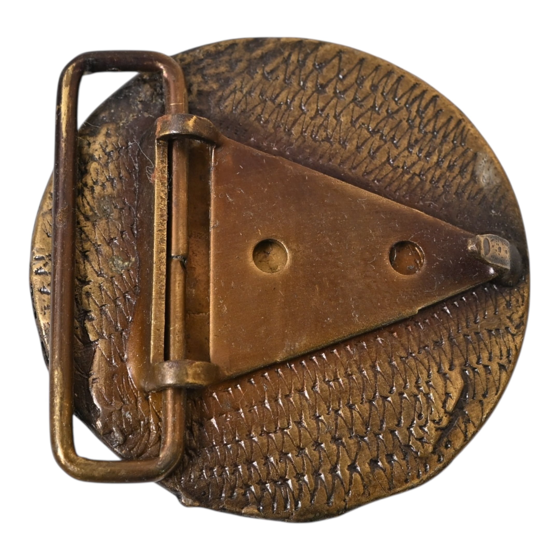 70's Vintage Mack Trucks Bulldog Buckle #05 | Button Works Store