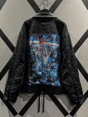【X VINTAGE】"NIKE" Special Print Design Loose Jacket