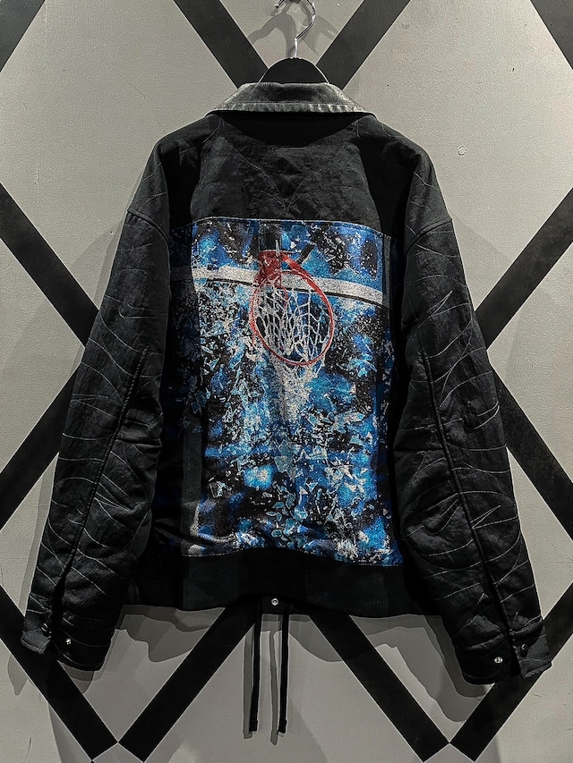 【X VINTAGE】"NIKE" Special Print Design Loose Jacket