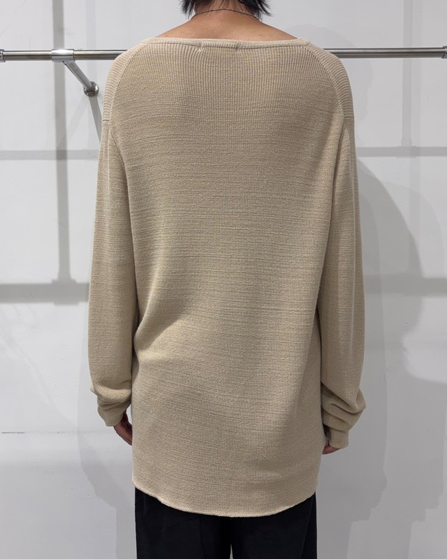 【y's for men】drape long sleeve top