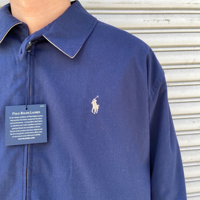 タグ付き未使用品 ラルフローレン スウィングトップ ハリントンジャケット ネイビー XL