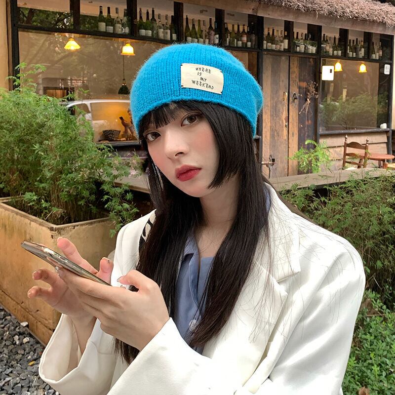 レッドスタンダードニットオータムウィンター レトロ 帽子 秋物 冬物 ベレット ヘアアクセサリー ブラック・アイド・ピーズ93005642399