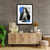 断片の私｜記憶と感情を呼び起こすコラージュアートポスター｜曖昧なアイデンティティを描く都会的デザイン｜A3ポスター