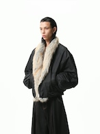 BOOGOOVOGUE Mink Fur Bomber Jacket