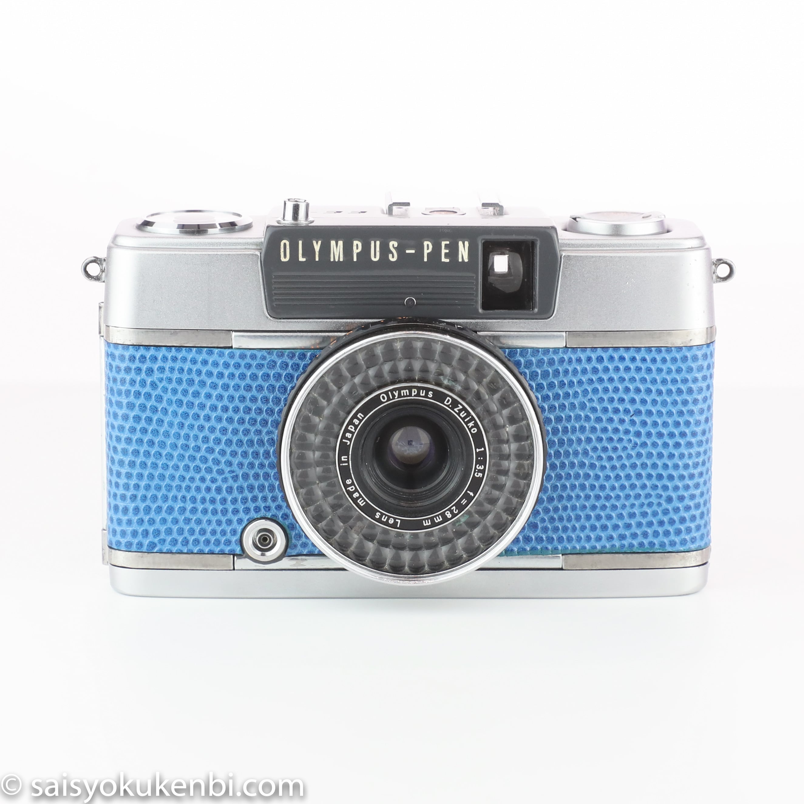 フィルム1本付き&現像代込み！F3.5 28mm OLYMPUS PEN EE-2 オリンパスペン [ライトブルー] ハーフカメラ コンパクトカメラ  中古フィルムカメラ
