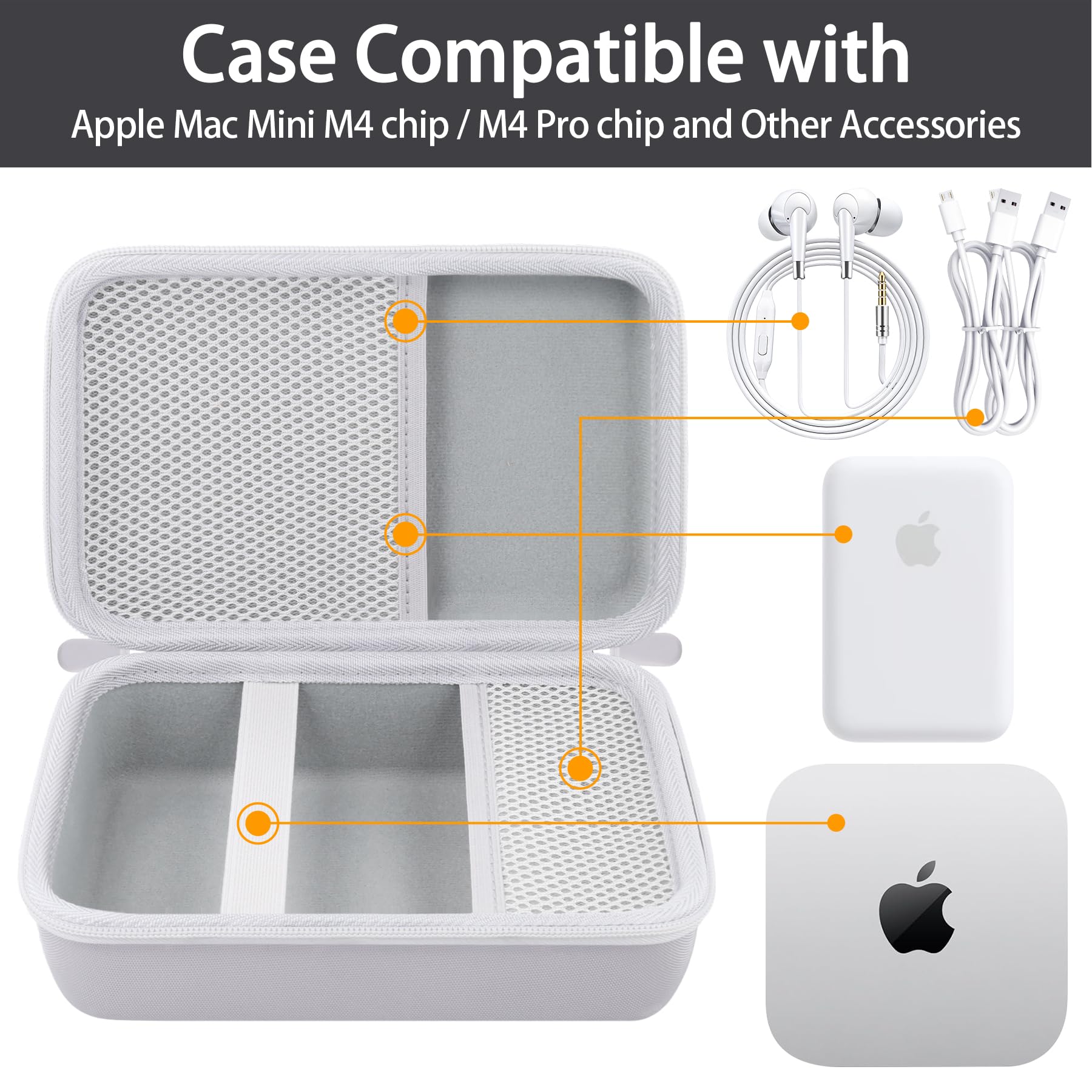 co2CREA アップル Apple 2024 Mac mini M4/M4 Pro 収納ケース(ケース