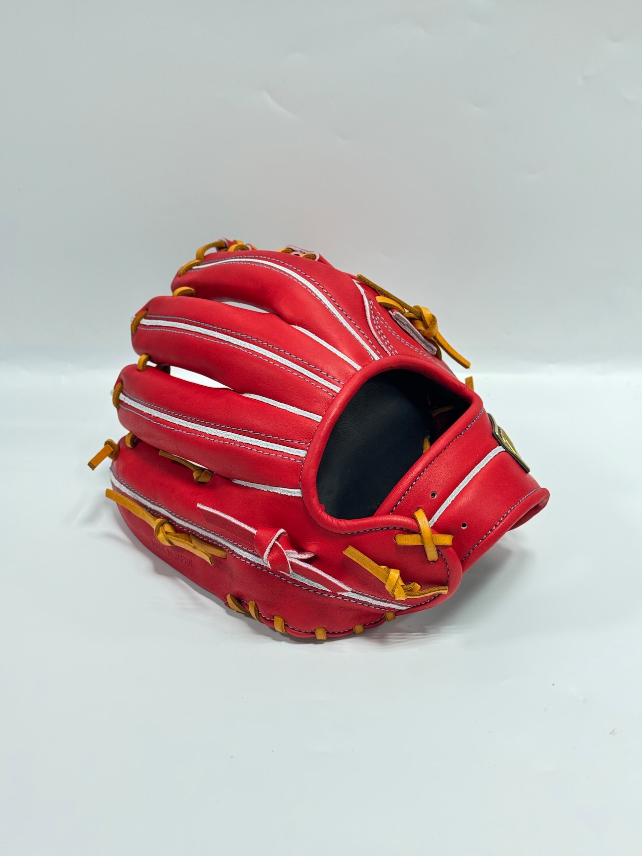 ZETT PROSTATUSーゼットプロステイタス michii supreme order 硬式グローブ ゼットミチイオリジナルグラブ 右投げ用 326型 太田モデル レッド×オークブラウン 77・画像3