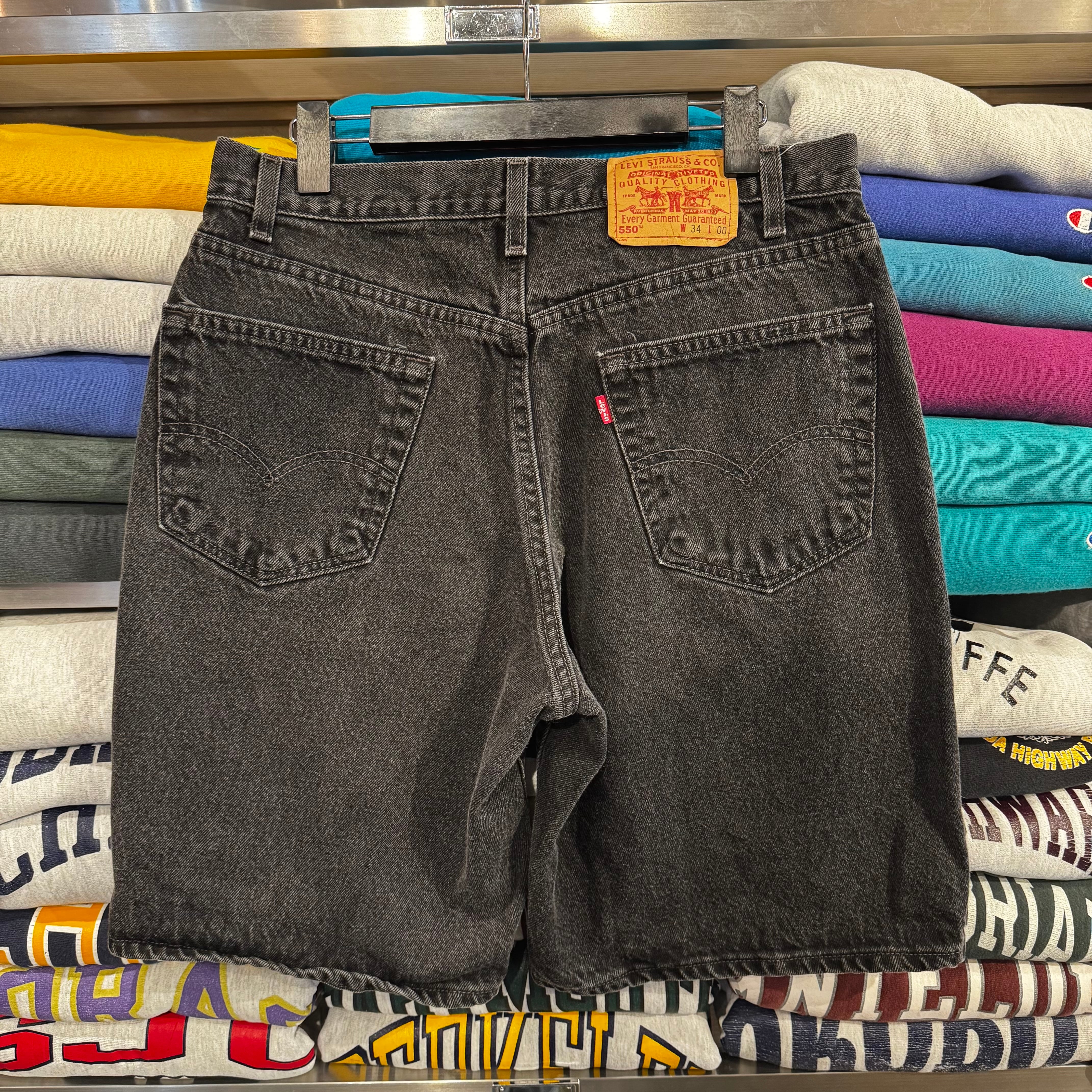 00s LEVI'S 550 SHORTS BLACK (W34) | BerBerJin / & BerBerJin
