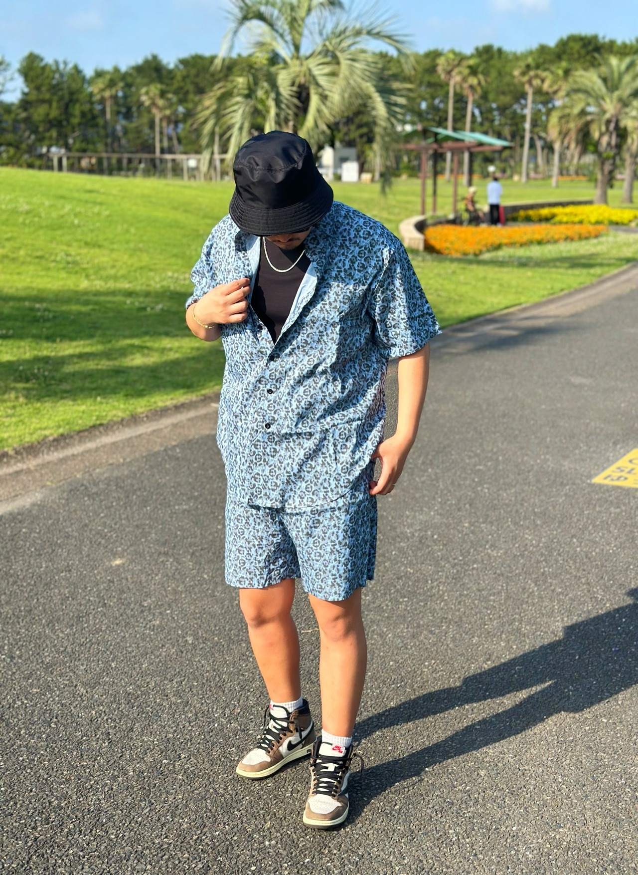 【夏豹の抜け感】Leopard Resort Shirt