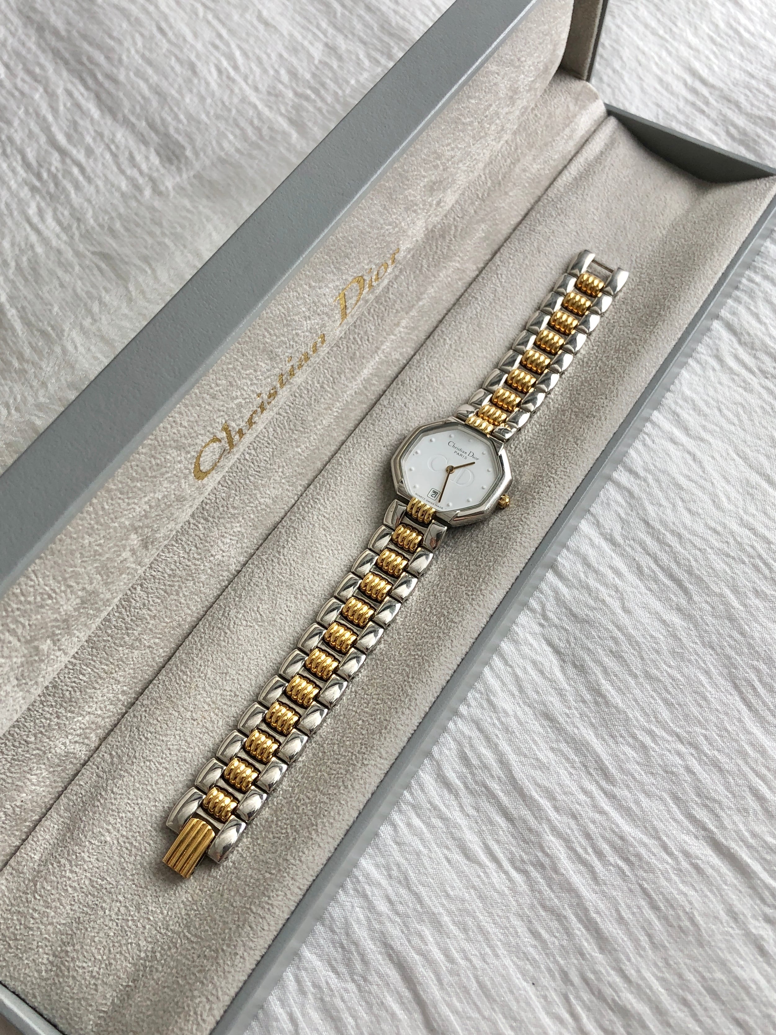 Christian Dior クリスチャン ディオール 腕時計 シルバー ゴールド