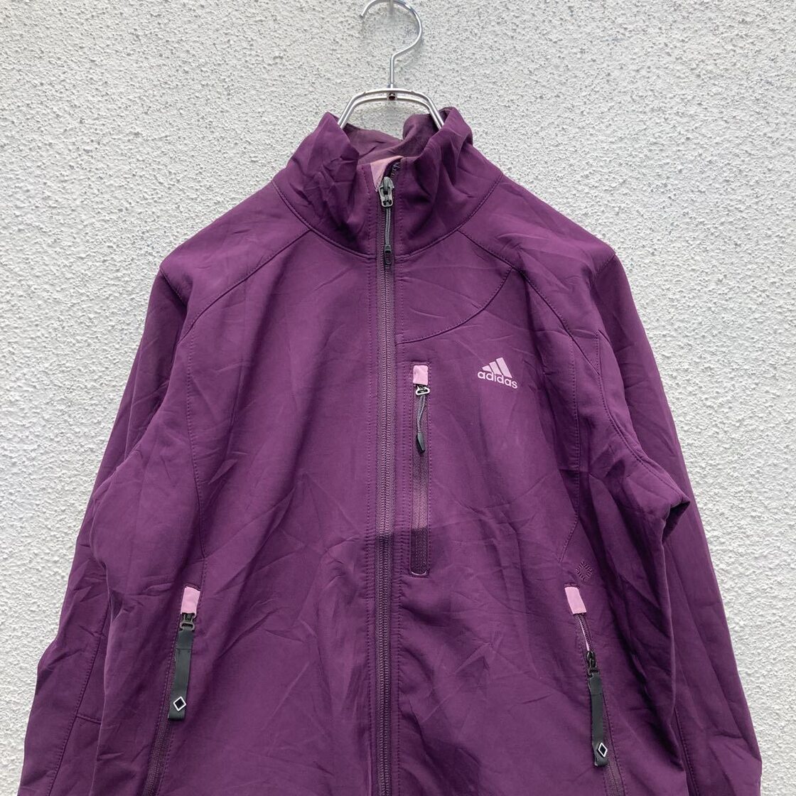 adidas ソフトシェルジャケット Lサイズ アディダス ウィメンズ 