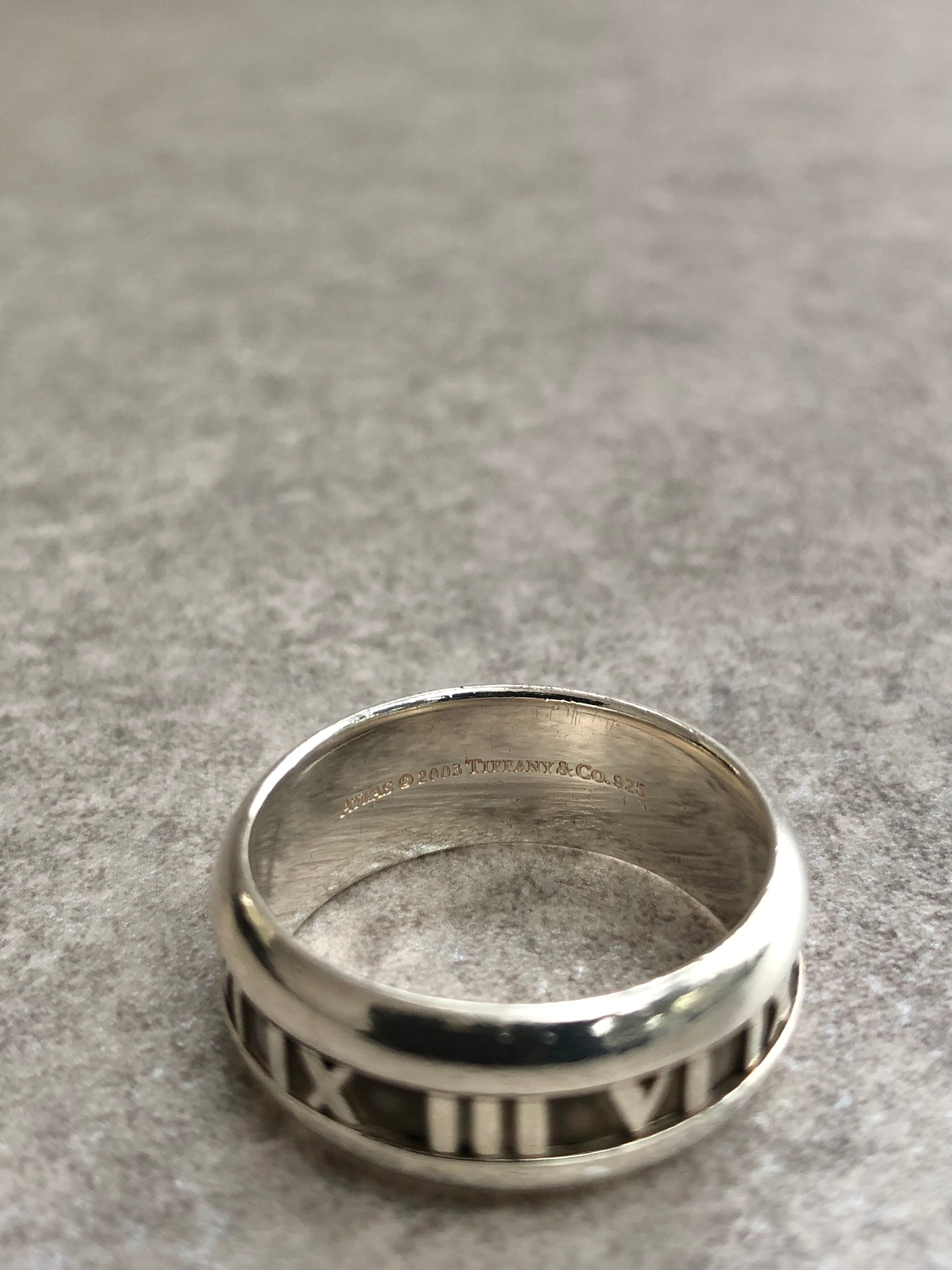 Tiffany & Co. ティファニー アトラス 25号 指輪 シルバー 925 リング Tiffany & Co. ティファニー アトラス 25号 指輪 シルバー 925 リング