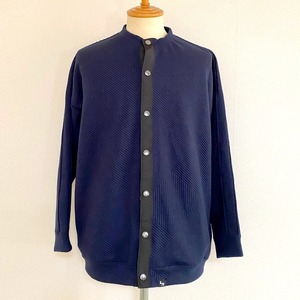 Stretch Bonding Cardigan　Navy