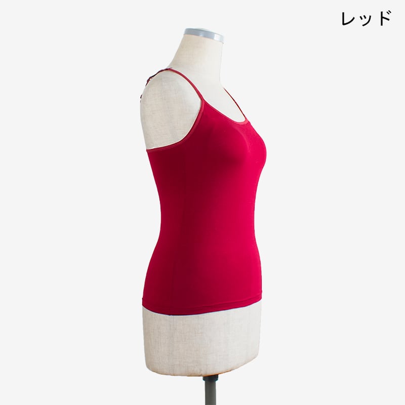 ブラ付きキャミ バックレース3 Camisole with inner bra Backlace3
