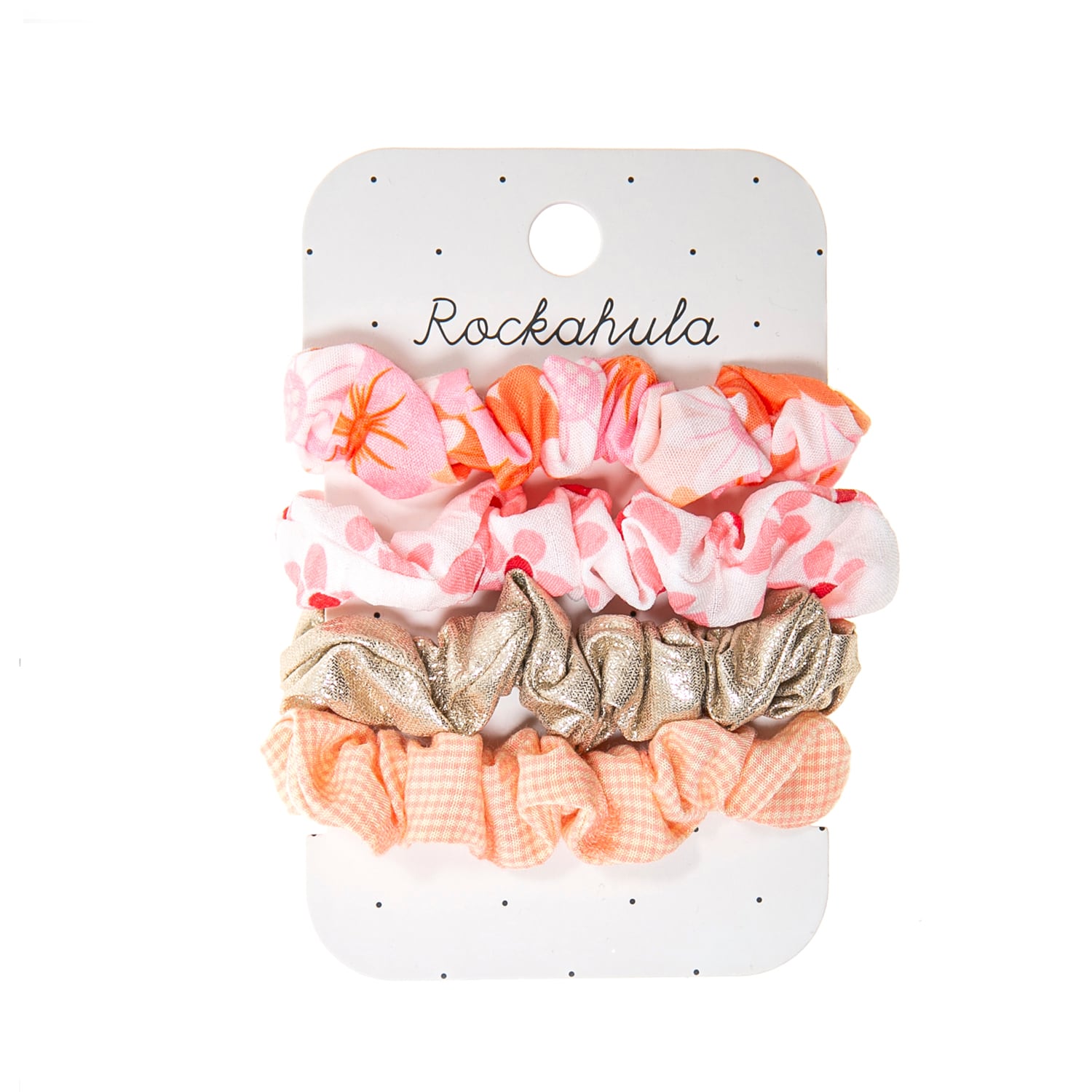 H1980P-Hippy Shake Scrunchie Set-PINK