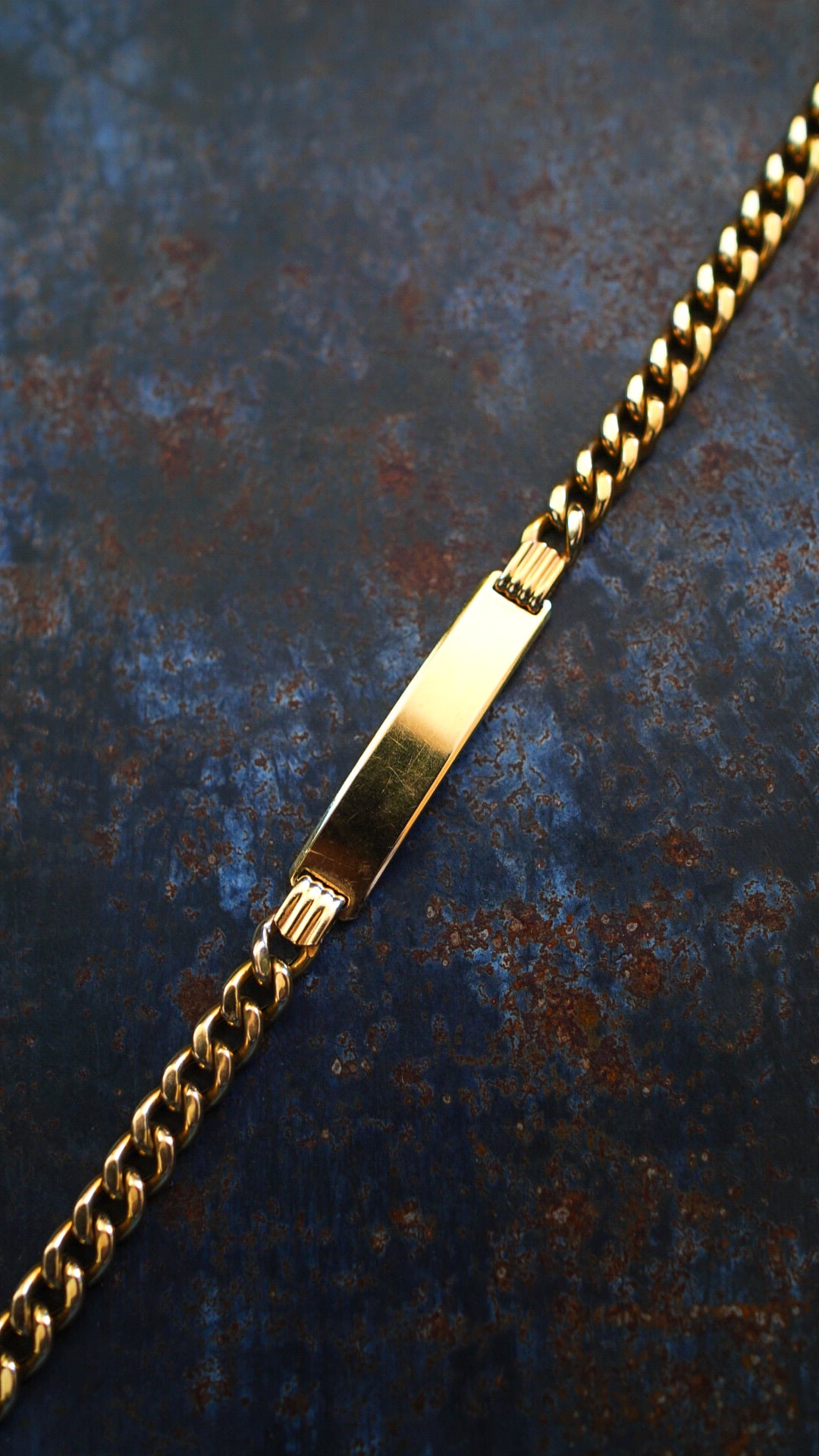 【1980s】 unoaerre ウノアエレ 9k 9金 ブレスレット ボックス VINTAGE】U.K. VINTAGE UNOAERRE ウノアエレ 9ct イエロー ゴールド ID