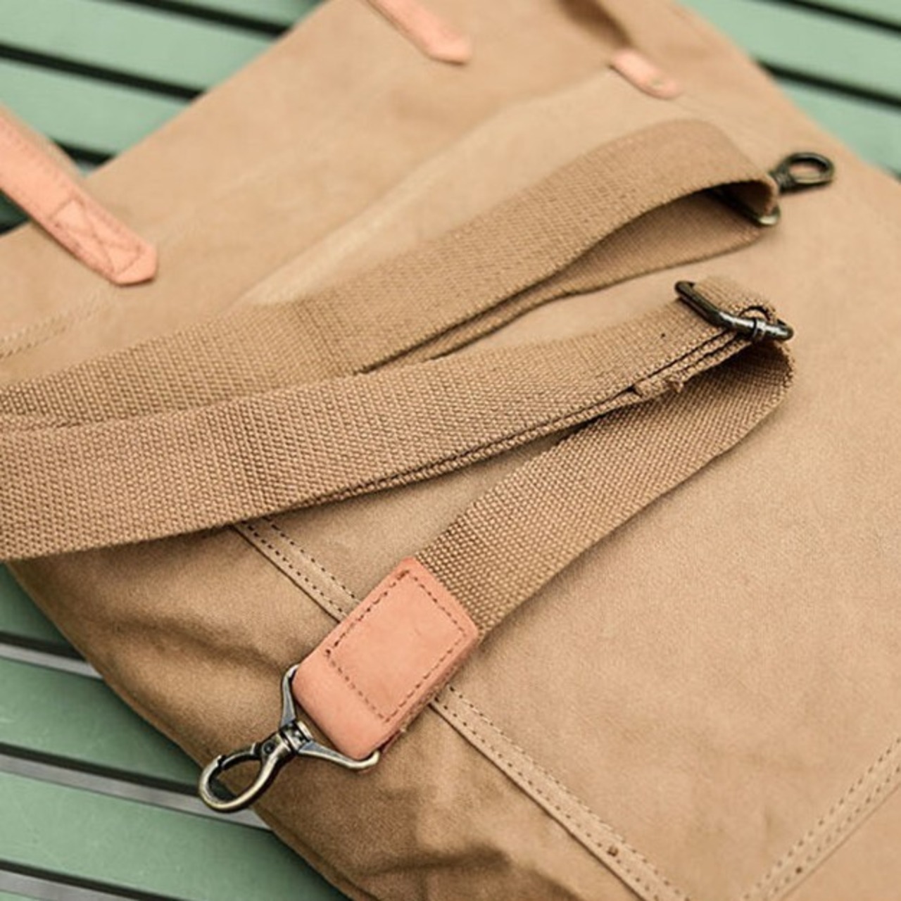 Retro Canvas Shoulder Tote Bag / レトロ キャンバス ショルダー トート バッグ