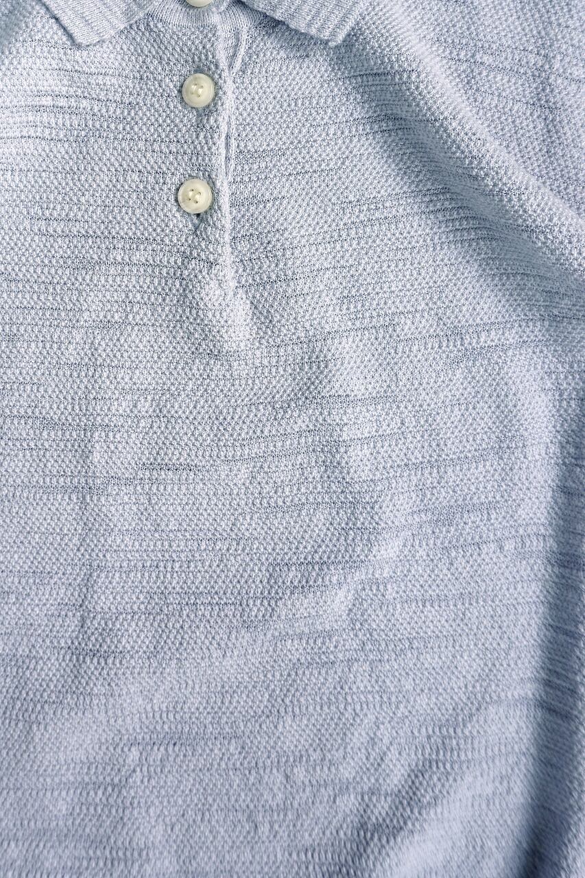 OG Slub Moss Stitch Polo S/S