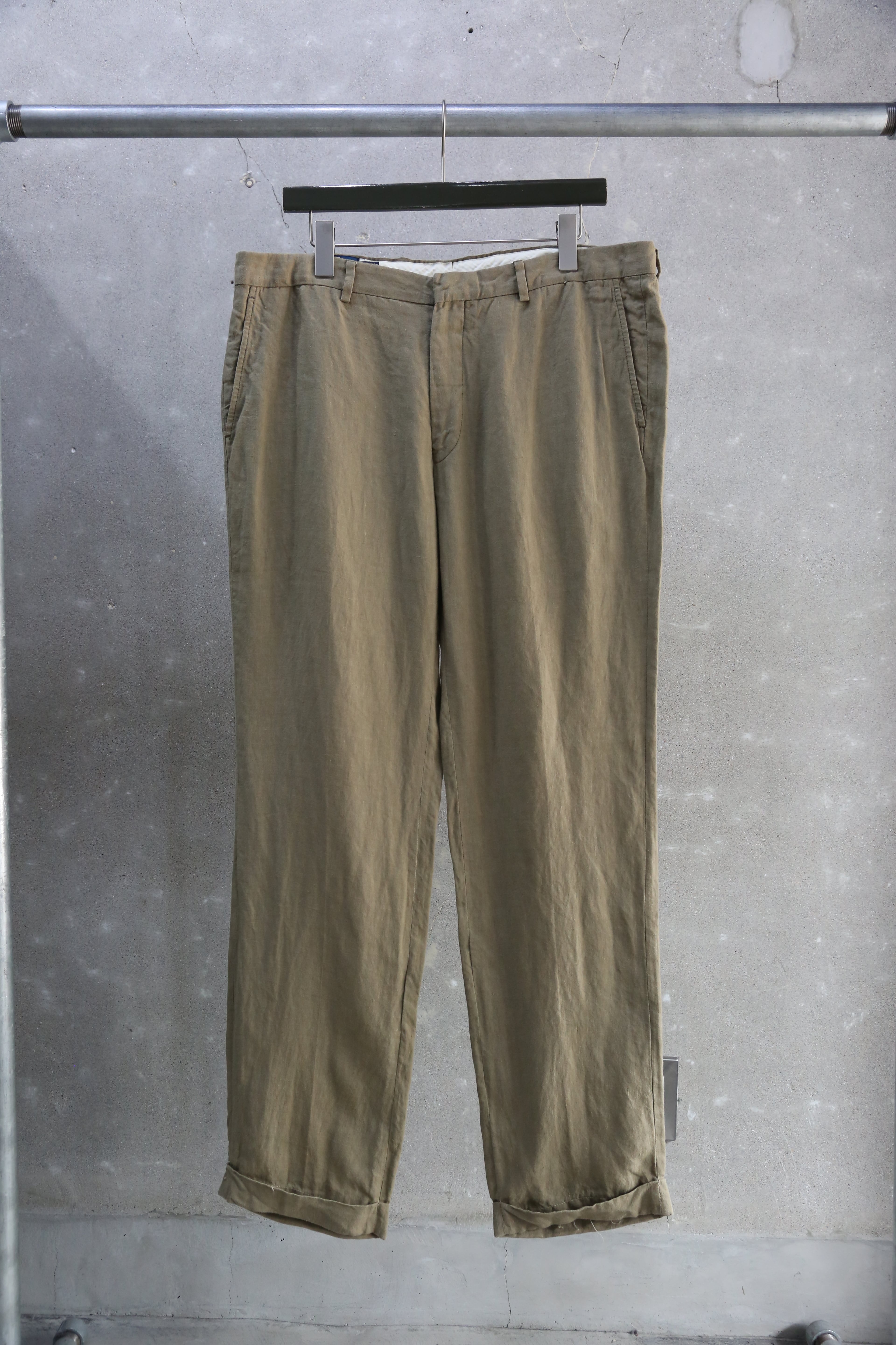 90s【Polo by Ralph Lauren】Linen Slacks | the Holic vintage clothing