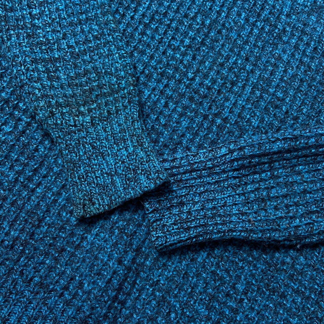 80年代 Woolrich ウールリッチ ショールカラー ウールニットセーター 