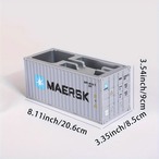 海外の輸送コンテナ型デスク収納ボックス ４色展開 シミュレーションコンテナ