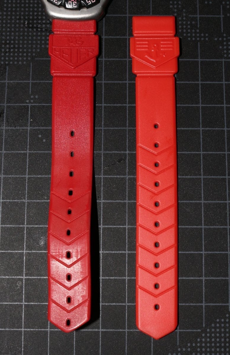 タグホイヤーフォーミュラ-1 純正風 赤 青 緑 黄 オレンジ ラバー