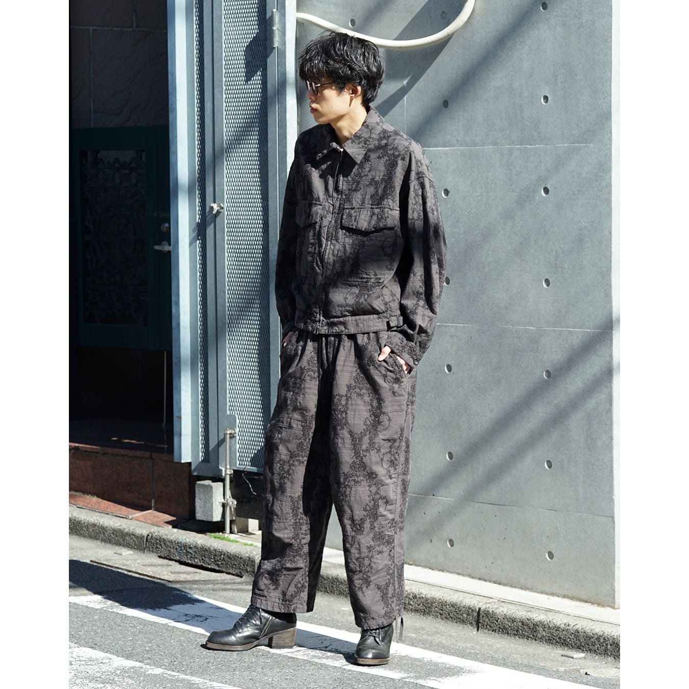 The Viridi-anne] (ザヴィリディアン) VI-3963-06 EMBROIDERED STRIPE