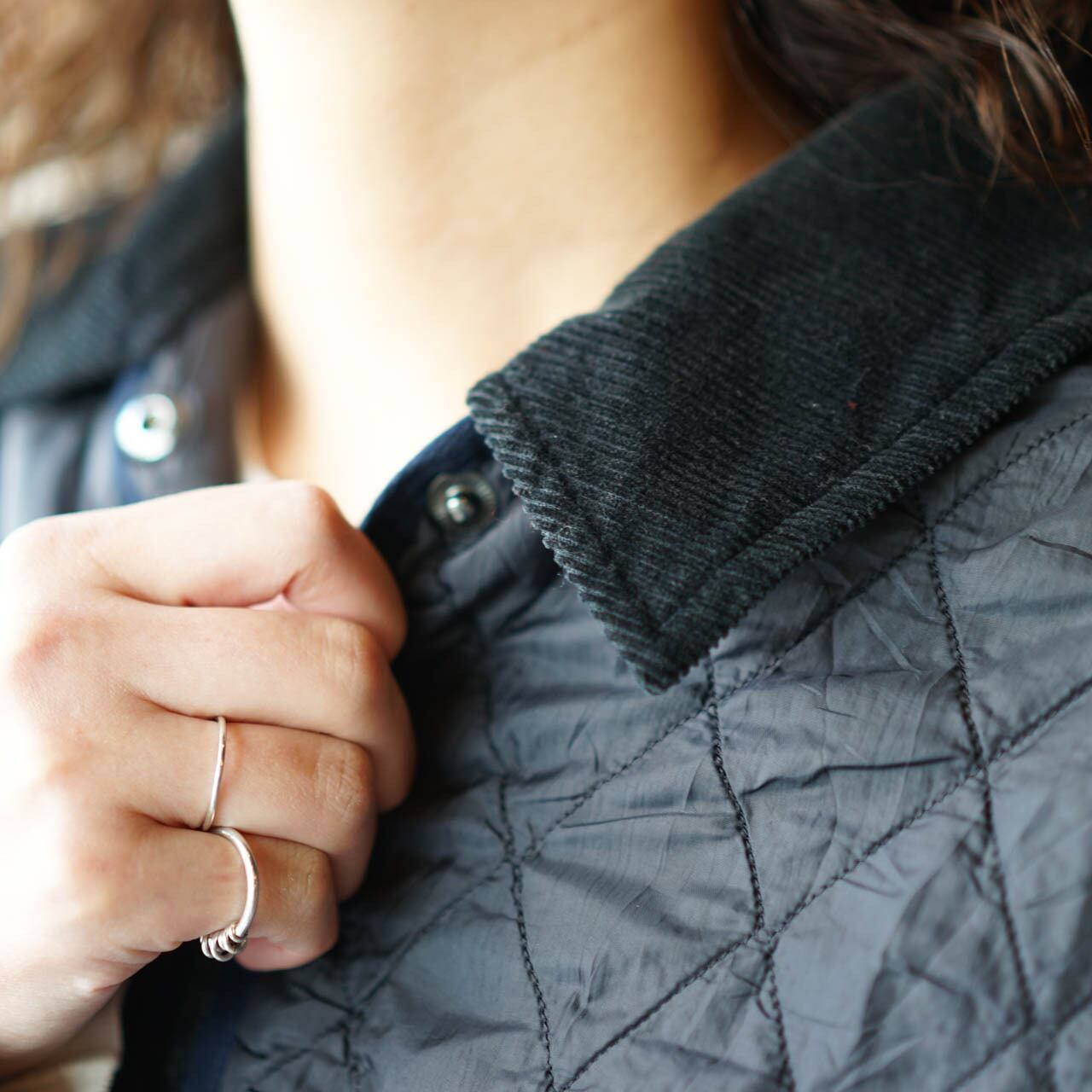 Barbour バブアー レディース キルティング ジャケット(ネイビー