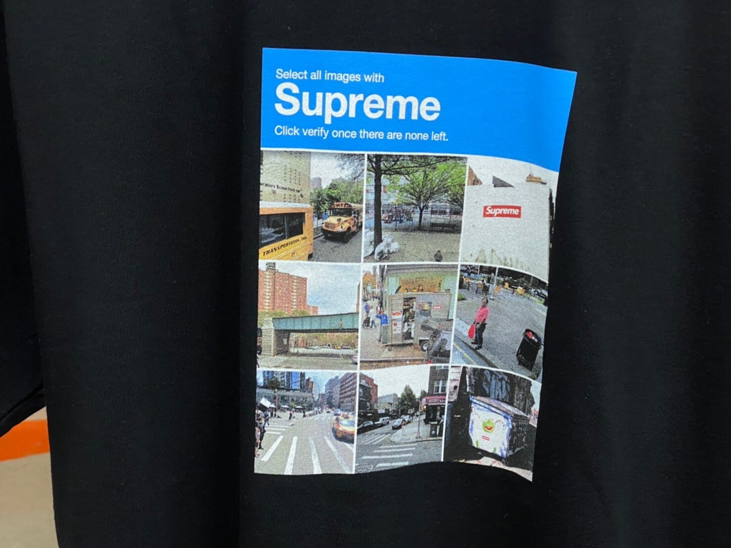 Supreme VERIFY TEE BLACK LARGE 30KH8860 | BRAND BUYERS OSAKA