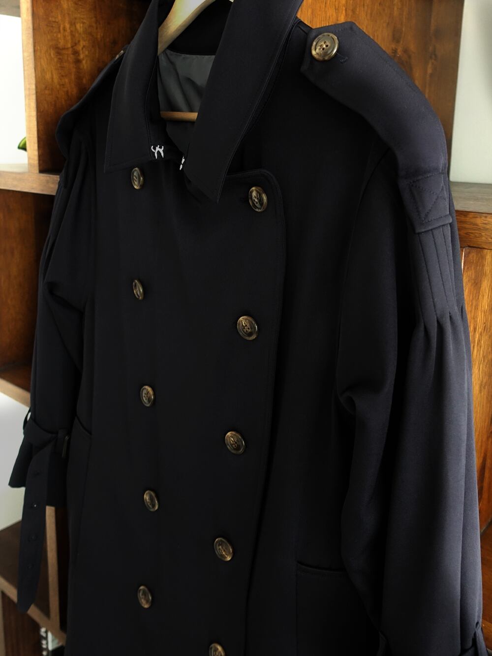 pleats trench coat（navy） | Cara by Katrin TOKYO