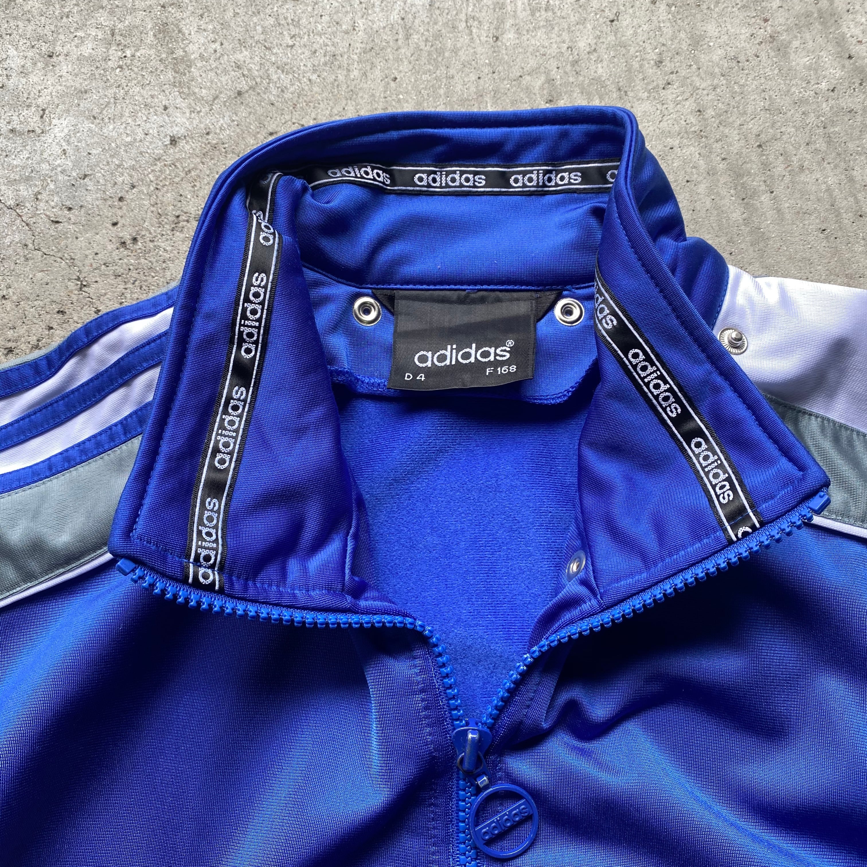 90年代 adidas アディダス メッシュ切り替え 半袖 ジャージ トラック