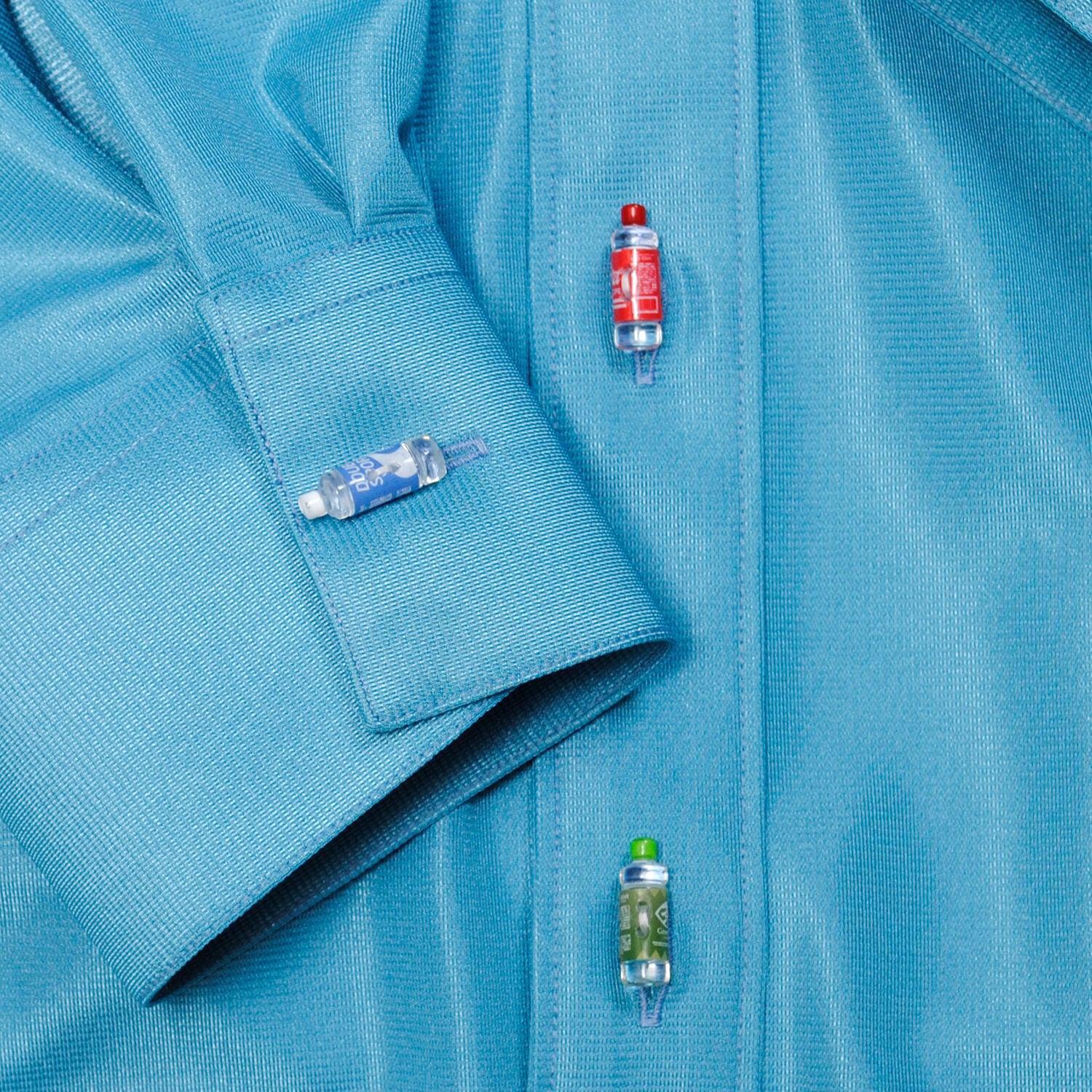 doublet RECYCLE PETBOTTLE SHIRT (L.BLUE) | IAAAM ONLINE STORE