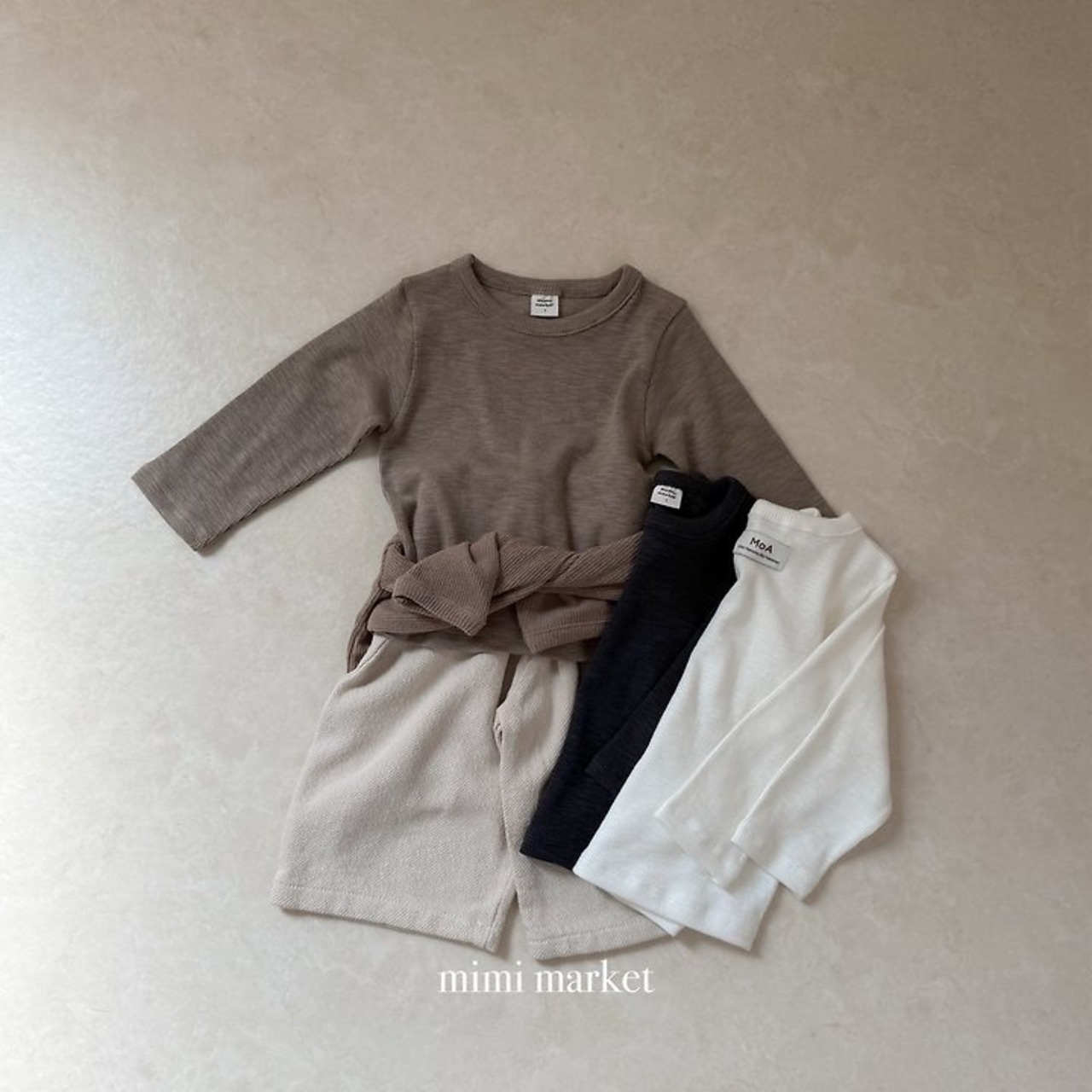【取寄/韓国直送】mimimarket 26/AU ボノラッパTシャツ｜秋服｜韓国子供服