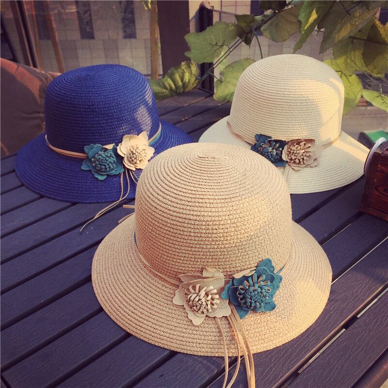 スプリングサマースタイルFlowerデザイン トップス 帽子 春物 夏物 ビーチ フラワーデザイン ブラック・アイド・ピーズ24318378607