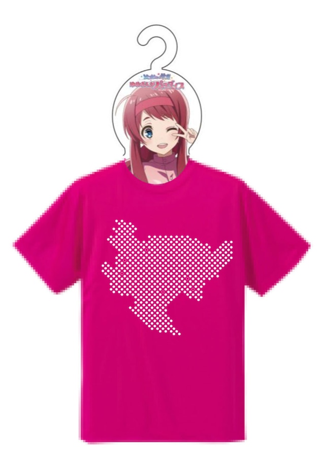 【セット価格】ゾンビランドサガ×伊万里ちゃんぽん新橋店コラボハンガー(SAGA県Ｔシャツ）／ 色：ピンク