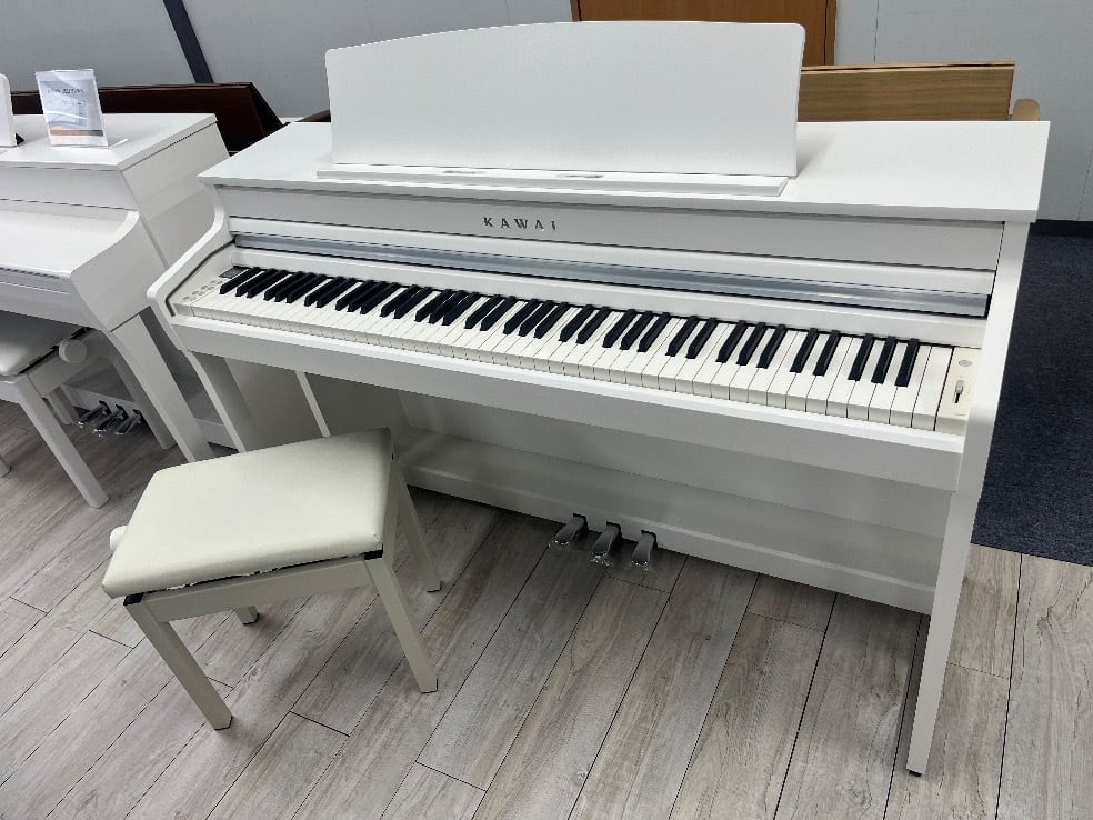 ★85895【電子ピアノ】KAWAI SCA401W 24年製