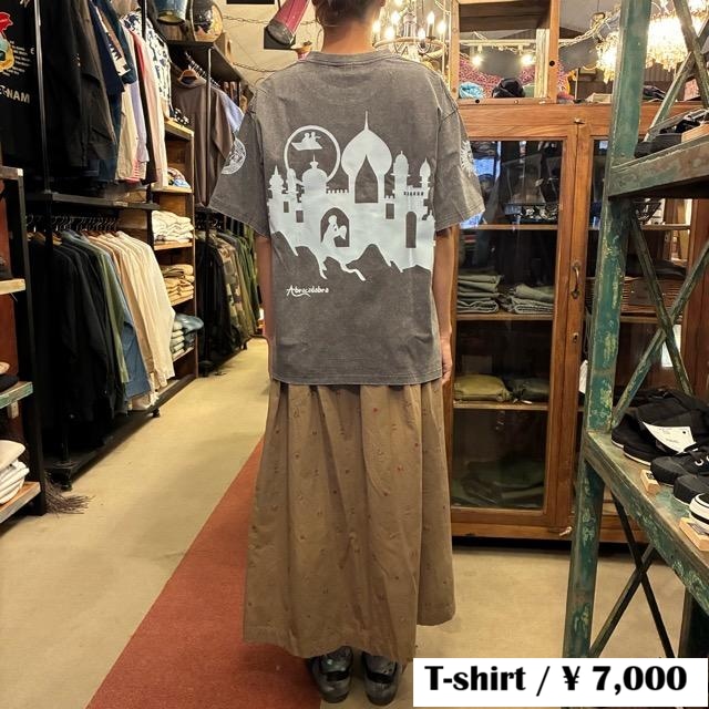 TOPANGA Lady's TOPANGA FIRECOUNTRY Pigment dyed T-shirt Abracadabra Gray ピグメントダイ半袖Tシャツ アブラカタブラ グレー 全4サイズ TOPANGA Lady's TOPANGA FIRECOUNTRY Pigment dyed T-shirt Abracadabra Gray ピグメントダイ半袖Tシャツ アブラカタブラ グレー 全4サイズ