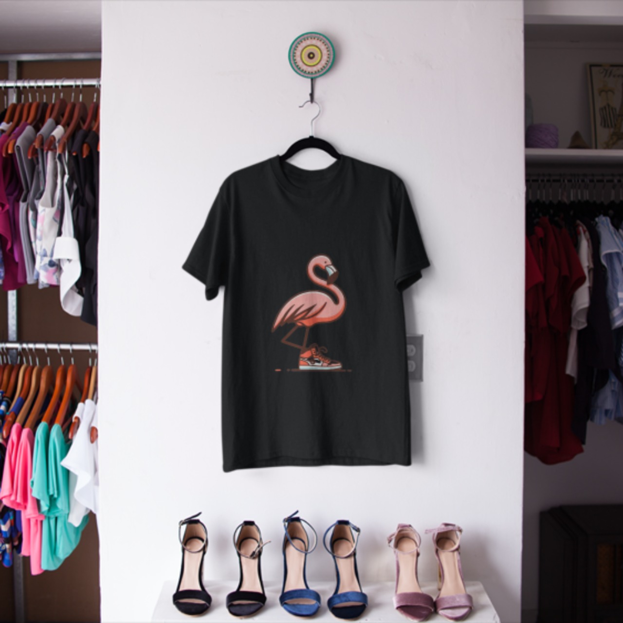 T-shirt -フラミンスニーカー 4109