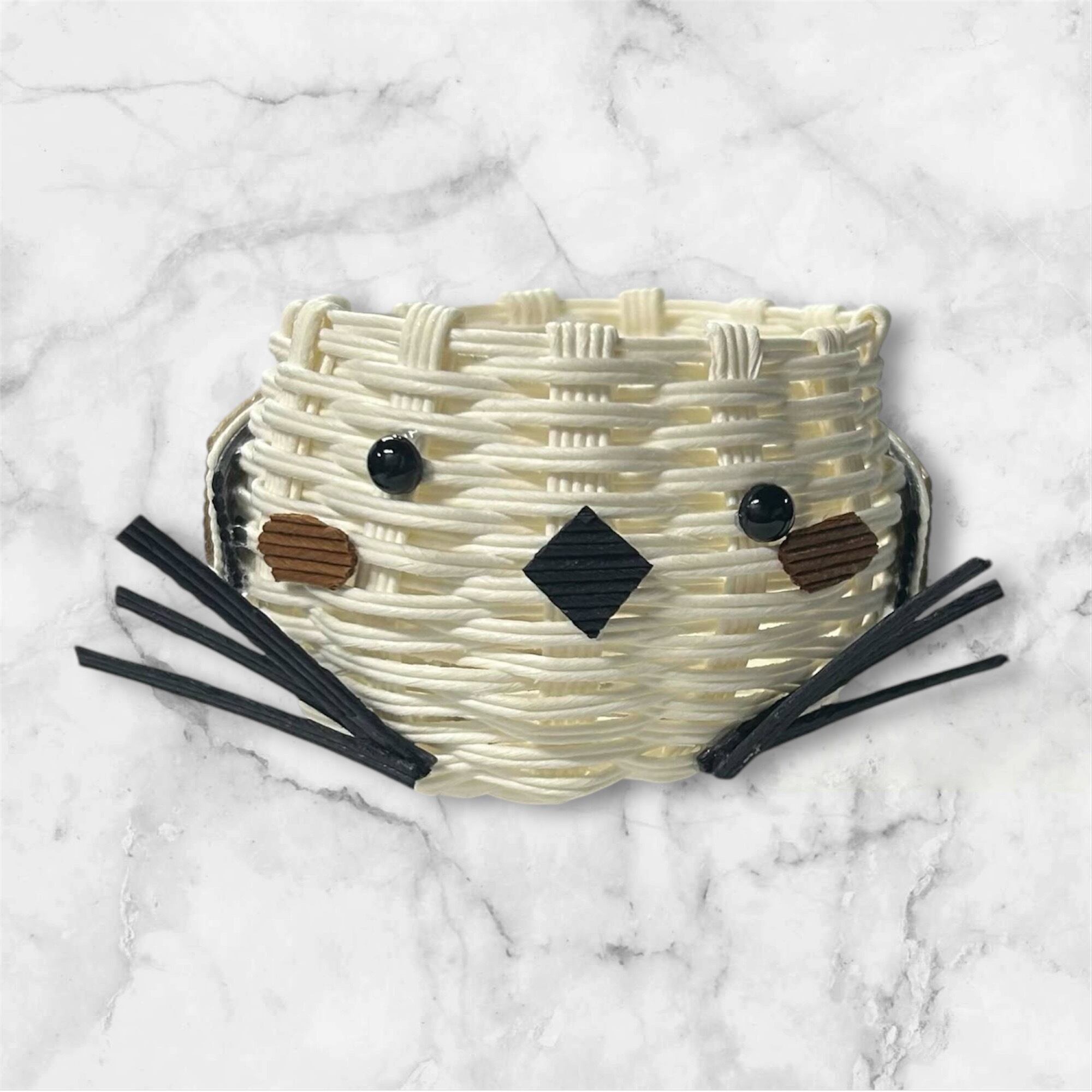 エコクラフト シマエナガの小物入れ | Culture-Booth