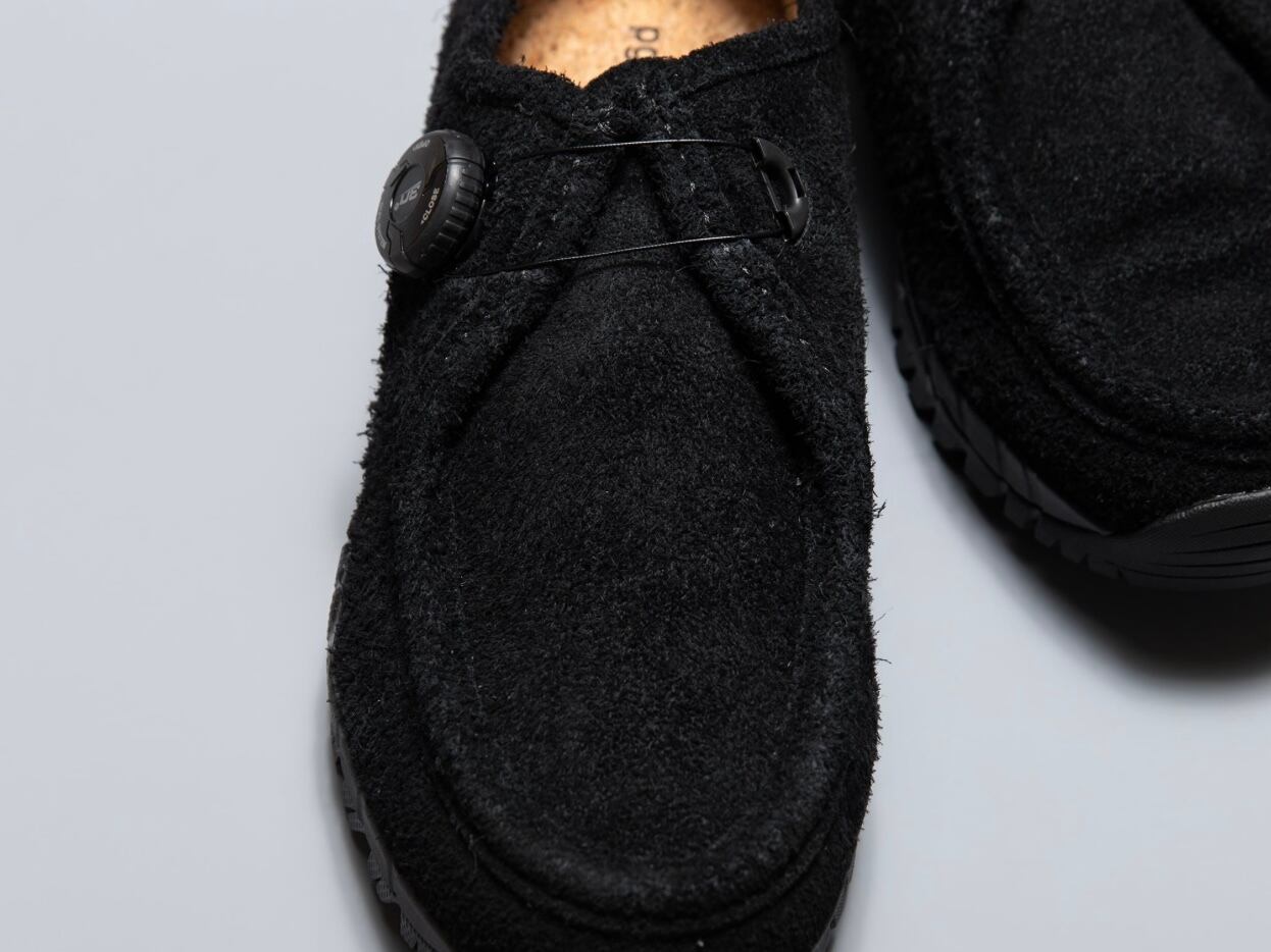 PG”KNOCK2 KTX SHAGGY SUEDE BLACK” | Lapel online store