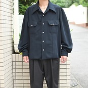 70's LEE custom short length tracker jacket navy